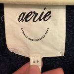 Aerie  Top Chunky Sweater Knit V Neck Small Petite Photo 0