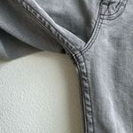 Mother The Dropout Last Chance Saloon Gray High Rise Size 25 Light Distress Black Photo 3