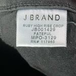 J Brand Ruby High Rise Crop Fateful Black Jeans 27 Photo 5