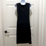 Leith Black Ruched Body-con Sleeveless Dress Photo 3