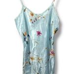 Morgan Taylor Intimates Blue Floral Slip Cami Top Photo 0