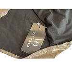 Vidussa Off Shoulder Top Womens Size M Gold Shimmer Tie Sleeve Short Sleeve NWT Size M Photo 5