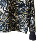 Joie  Caleigh‎ Blue Floral Pullover Sweatshirt #124891 Size Medium Photo 4