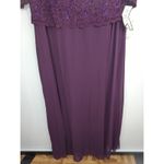Alex Evenings  Deep Plum One Piece Gown Womens 16W NWT Formal Wedding Holidays Photo 4