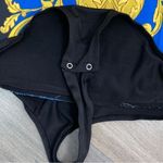 Intempo Ruched Strap Bustier Bodysuit Satin Blue Gold Yellow 8‎ Photo 10