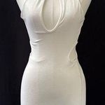 Naked Wardrobe Women’s Long White Cut out Bodycon Dress Sz S Photo 0