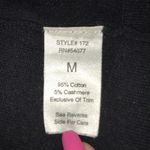 CAbi Broadway tuxedo cardigan fringe sweater cashmere cotton blend NEW size M Photo 8