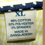 Riders By Lee Lee riders pretty sunny yellow and white gingham checked sleeveless top. Nee Photo 6