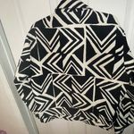 ZARA  Monochrome Patterned Top Photo 3