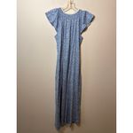 Charter Club Brand New  Women's Size M Blue Scroll Delft Sleep Dress Sleepwear Photo 3