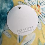 Hot Water Tie Dye Bandeau Reversible Bikini Top Blue L Photo 3