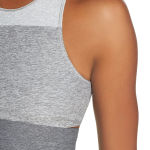 Outdoor Voices Tri-Tone Slashback Crop Top - Heathered Grey - XS Photo 1