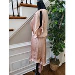 Gabby Skye Strut & Bolt Women Solid Polyester V-Neck Sleeveless Ruffle Knee Length Dress S Photo 5