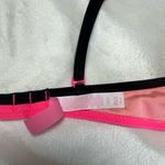 Victoria's Secret Pink/Coral/black bikini top swim Photo 2