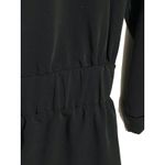 Mustard Seed Black Romper Womens L V Neck Open Back Soft Goth Dark Romantic Boho Photo 5