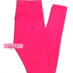 Terez Zara TLC Leggings Pink Fuchsia High-Rise Hi-Waist Skinny Pants Yoga Tights Photo 6