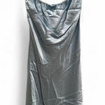 Lynn Lugo 100% Silk Blue Strapless Mini Slip Dress Size 6 Photo 0