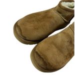 UGG  Classic Ultra Mini Chestnut Suede Sheepskin Winter Ankle Boots Womens Size 9 Photo 4