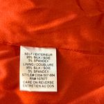 Alice + Olivia Vibrant Orange One-Shoulder Mini Dress Size 10 Cocktail Silk Photo 6