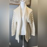 Urban Outfitters Kimchi Blue Women's Sunset Open Knit Cardigan Ivory Chunky Boho Size Small Photo 2