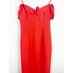 Likely Johnna Sweetheart Neckline Midi Dress Size 0 Orange Cocktail Wedding Photo 8