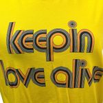 Mother Womens Yellow Boxy Goodie Klo Lemon Keepin Love Alive T Shirt Tee Top M Size M Photo 10