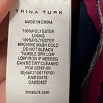 Trina Turk  faux wrap rainbow stripe blouse asymmetric hem size XS multicolor Photo 6