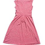 Lands' End Lands’ End Dress Women’s Small Pink Sleeveless V-Neck Coastal Grandmother Style Photo 3