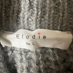 Elodie  from Anthropologie gray crew neck pullover sweater size large Photo 3