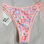 Kulani Kinis  Twin Strap Cheeky Bikini Bottom Citron Coast Size Large New W/ Tag Photo 5