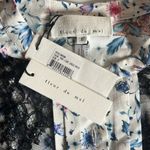 Fleur du mal silk jungle print dress floral women’s long sleeve NWT boho size 6 Blue Photo 7