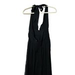 NEW Retrofête Zion Silk Chiffon Dress Bodysuit Lined Black Sz Large $595 Baddie Photo 12