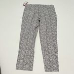 Love Scarlett Woven Grey Scratch‎ Print Cropped Skinny Leg Pants Grey White 10 Gray Photo 11