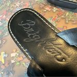 Brighton  Leather Sandals with Silver Buckle Accent Photo 8