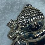 Snowman Winter Christmas Holiday Jewelry Brooch Pendant Scarf Hat Silver Tone Photo 6