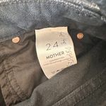 #37 NWT MOTHER Superior The Dazzler Shift Jeans Black Size 24 Photo 6
