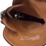 EUC Earth Brand Earthies Leather Wedge Boots Brown Size 6 1/2 Photo 4