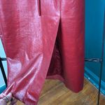 Kenneth Cole Size 6 Red 100% Leather Dress Photo 3