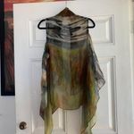 Silk‎ colorful vest Cardigan Green Size M Photo 2