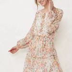 LC Lauren Conrad Women's  Long Sleeve Mini Peasant Dress Photo 0