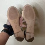 Tory Burch  Savannah Flat Sandals Snakeskin Open Toe Womens 7 Photo 5