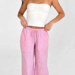 Grey Bandit  pink striped pants Photo 0