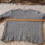 Jun & Ivy  Size Small S Light Blue Multi Colored Dots Knit Sweater Crew Kneck T Photo 3