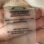 Anthropologie x The Upside Alena Drawstring Crew Sweatshirt Neutral & Pink NEW Size L Photo 7