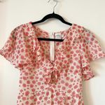 Princess Polly  Kalina Ruffle Neckline Flutter Sleeve Mini Dress Size 2 Photo 4