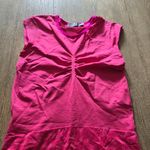 ADIDAS STELLA McCARTNEY Barricade Top Shirt Hot Pink Size M Mesh Workout Leopard Size M Photo 3