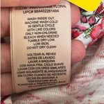 Philosophy Women's Red And White Floral 100% Pima Cotton Tee Size M. NEW Photo 5