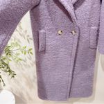 Elliatt Amethyst Cozy Shearling Teddy Coat Jacket in Lilac Purple Size Small NWT Photo 3