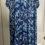 Roaman’s Blue‎ Floral Dress Size 18/20 Blue Photo 0