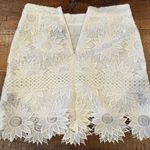 Topshop Floral Lace Cut Out A-line Skirt Photo 3